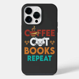 Koffiekratenboeken herhalen, Koffieleeskast iPhone 14 Pro Max Hoesje