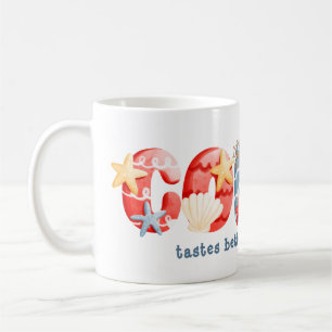Koffiekreeft voor de Waterverf Koffiemok