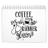 Koffiekruiden en rubberhandschoenen kalender (Hoes)
