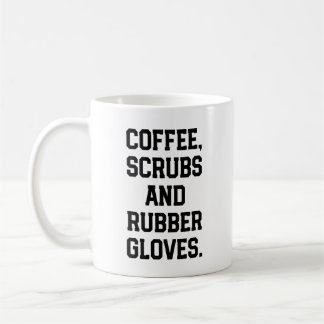 Koffiekruiden en rubberhandschoenen Nurse Doctor Koffiemok