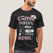 Koffiekruiden en rubberhandschoenen t-shirt (Voorkant)