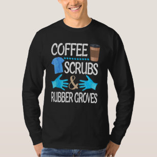 koffiekruiden en rubberhandschoenen t-shirt