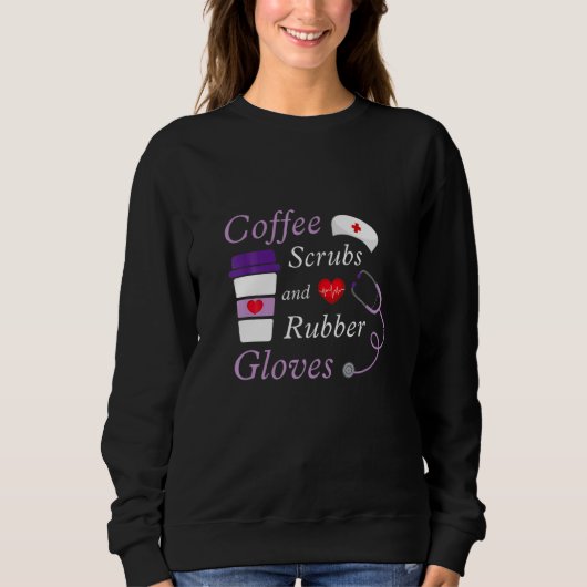 Koffiekruiden en rubberhandschoenen trui (Voorkant)