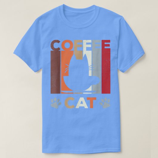Koffiekstofretro Kitten Lover T-shirt (Design voorkant)