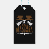 Koffiekunst Coffee en Mascara Cadeaulabel (Voorkant)