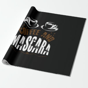 Koffiekunst Coffee en Mascara Cadeaupapier