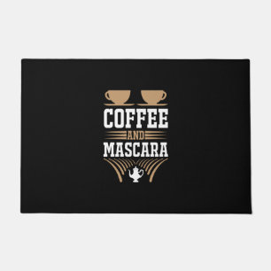Koffiekunst Coffee en Mascara Deurmat