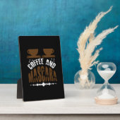 Koffiekunst Coffee en Mascara Fotoplaat (Zijkant)