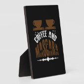 Koffiekunst Coffee en Mascara Fotoplaat (Zijkant)