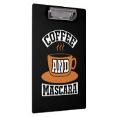 Koffiekunst Coffee en Mascara Klembord (Rechts)