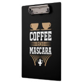 Koffiekunst Coffee en Mascara Klembord (Links)