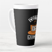 Koffiekunst Coffee en Mascara Latte Mok (Linkerhoek)