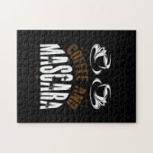 Koffiekunst Coffee en Mascara Legpuzzel (Horizontaal)