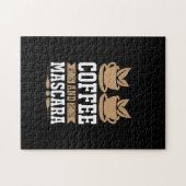 Koffiekunst Coffee en Mascara Legpuzzel (Horizontaal)