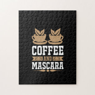 Koffiekunst Coffee en Mascara Legpuzzel