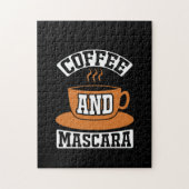 Koffiekunst Coffee en Mascara Legpuzzel (Verticaal)