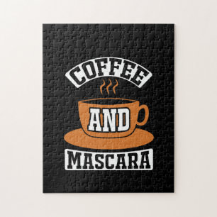 Koffiekunst Coffee en Mascara Legpuzzel