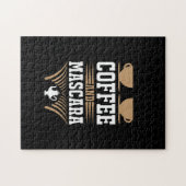 Koffiekunst Coffee en Mascara Legpuzzel (Horizontaal)