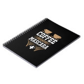 Koffiekunst Coffee en Mascara Notitieboek (Linkerzijde)