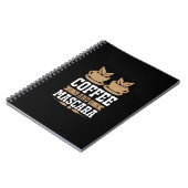 Koffiekunst Coffee en Mascara Notitieboek (Linkerzijde)