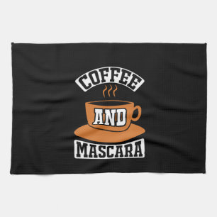 Koffiekunst Coffee en Mascara Theedoek
