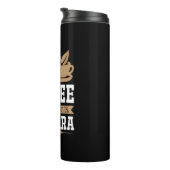 Koffiekunst Coffee en Mascara Thermosbeker (Geroteerd rechts)