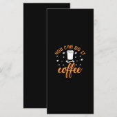 Koffiekunst die je kan maken Koffie Menu (Voorkant / Achterkant)