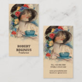  Koffiekunst Drink Visitekaartje (Voorkant / Achterkant)