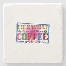 Koffiekunst, koffie en wijn