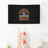 Koffiekunst Lashes Long en Koffie Spandoek (Insitu)