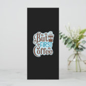 Koffiekunst Maar Eerst Koffie 3 Menu (Staand voorkant)