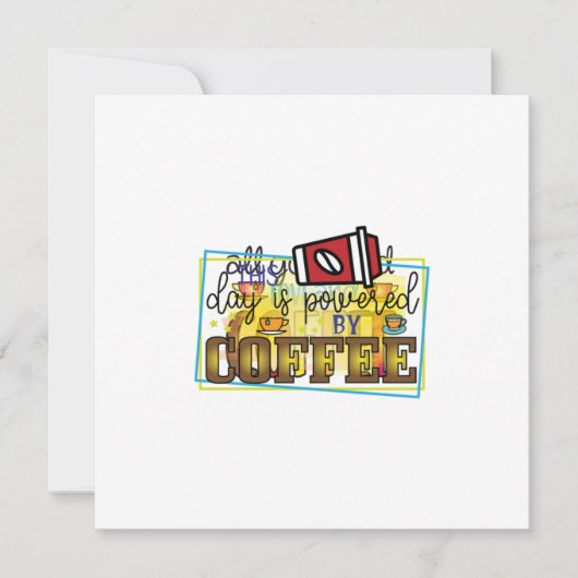 Koffiekunst met koffie kaart (Voorkant)