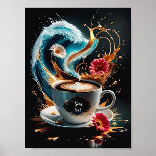 Koffiekunst Poster (Voorkant)