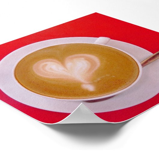 Koffiekunst Poster (Hoek)