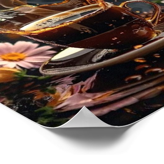 Koffiekunst Poster (Hoek)