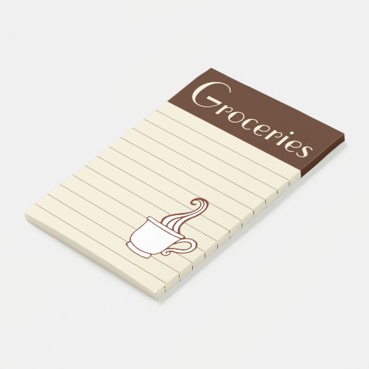 koffiekwaren post-it® notes (Schuin)