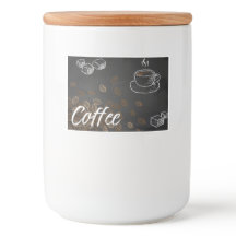 Koffielabel met kleur