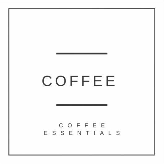 Koffielabel/Sticker Sticker (Voorkant)