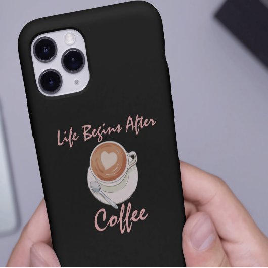 Koffielange levensduur begint na koffie Case-Mate iPhone case