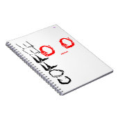 Koffielaptop (Nail-Scratch) Notitieboek (Rechterzijde)