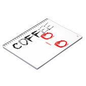 Koffielaptop (Nail-Scratch) Notitieboek (Linkerzijde)