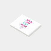 Koffieleer Slaap Herhaal wiskundedocent Post-it® Notes (Schuin)
