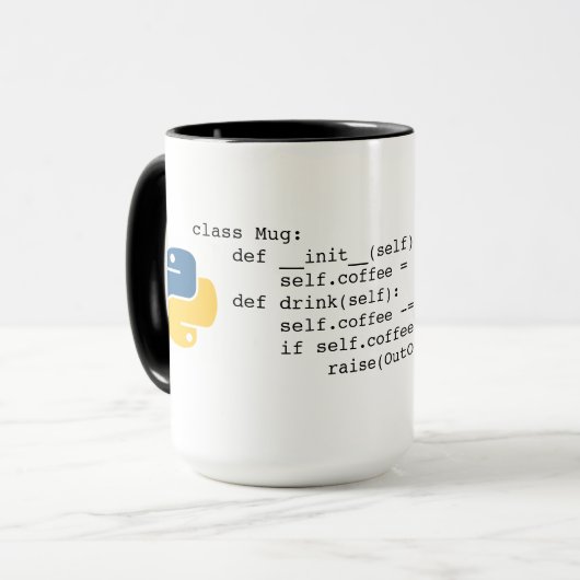 Koffielening Mok (Voorkant links)