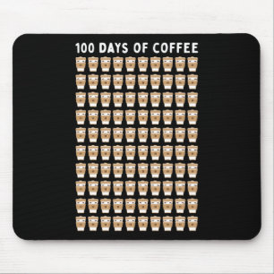 Koffieleraar 100 Koffiebekers 100e dag school Muismat
