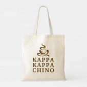 Koffieleven Grappig Kappa Kappa Chino Tote Bag (Achterkant)