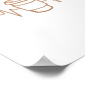 Koffielevensader, voor koffieoverlagen poster (Hoek)