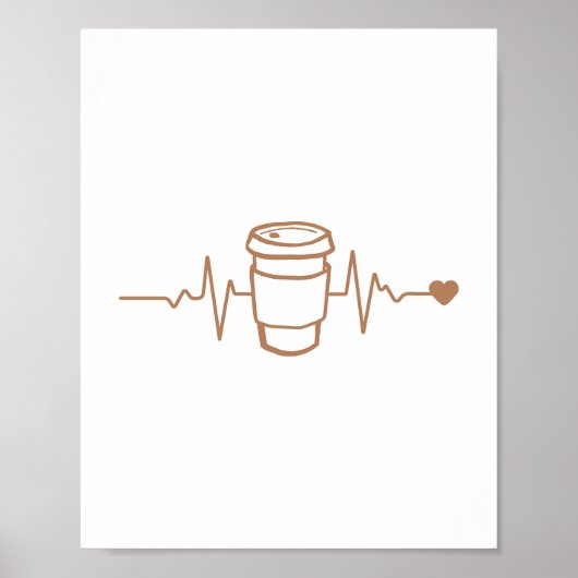 Koffielevensader, voor koffieoverlagen poster (Voorkant)