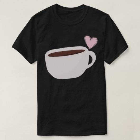 koffieliefde 1 t-shirt (Design voorkant)