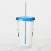 Koffieliefde Acryl Drinkbeker (Rechts)