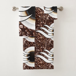 Koffieliefde Bad Handdoek